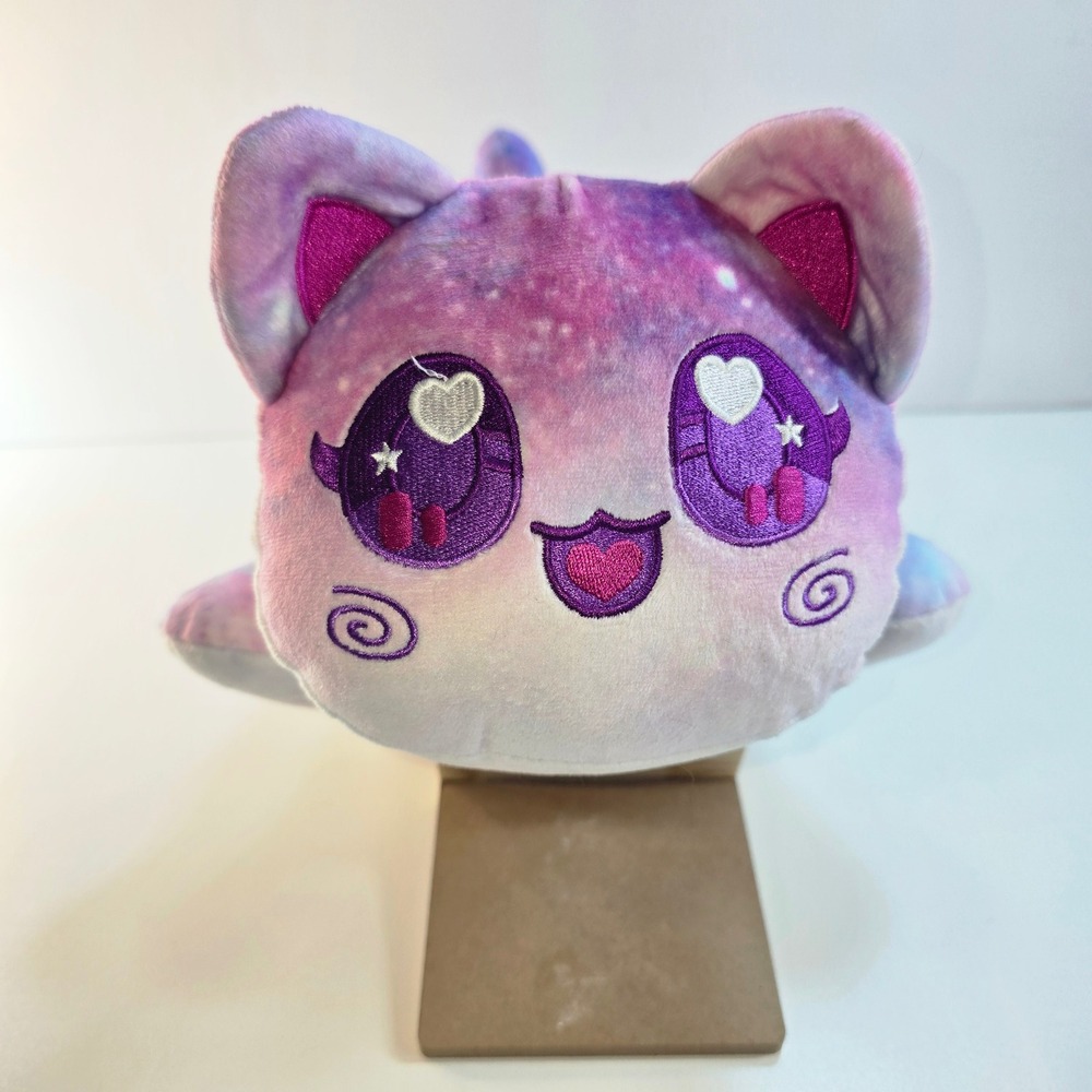 Aphmau MeeMeows Galaxy Cat Plush Purple Pink Celestial 11 Inch Loaf 2024